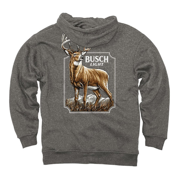 Back of the Busch Light Buck Hoodie