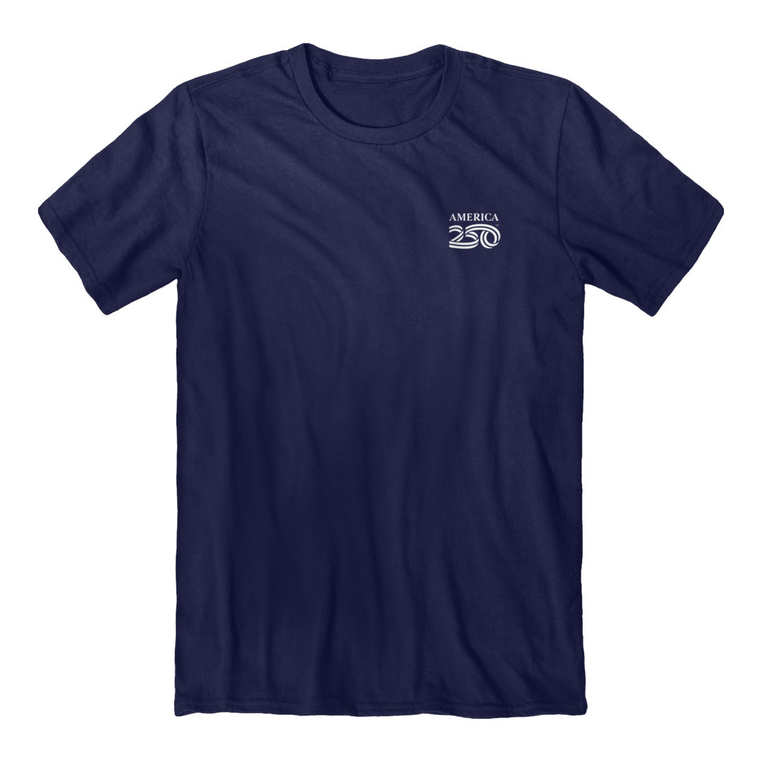 Front of the America 250 - American Flag T-Shirt