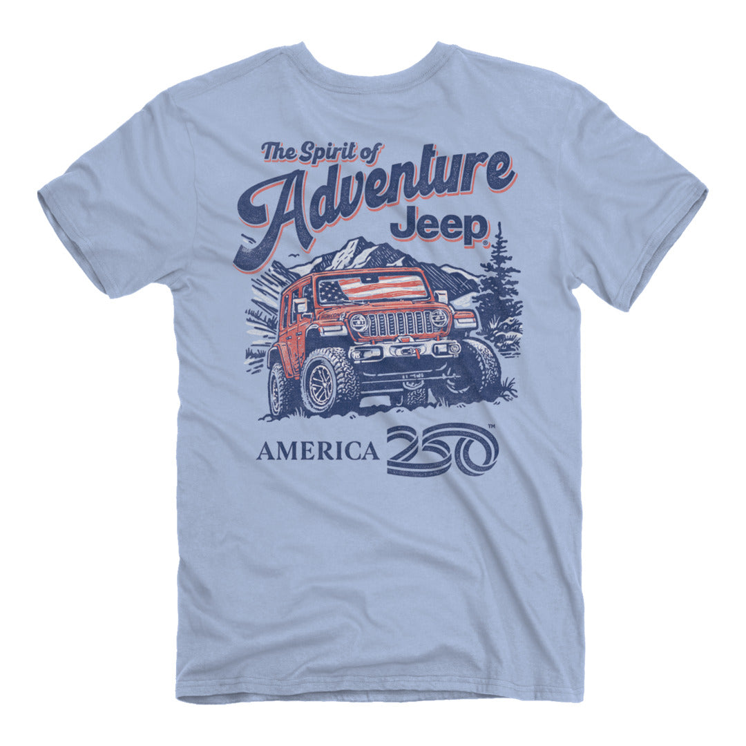 Back of the Jeep x America 250 - Spirit of Adventure T-Shirt
