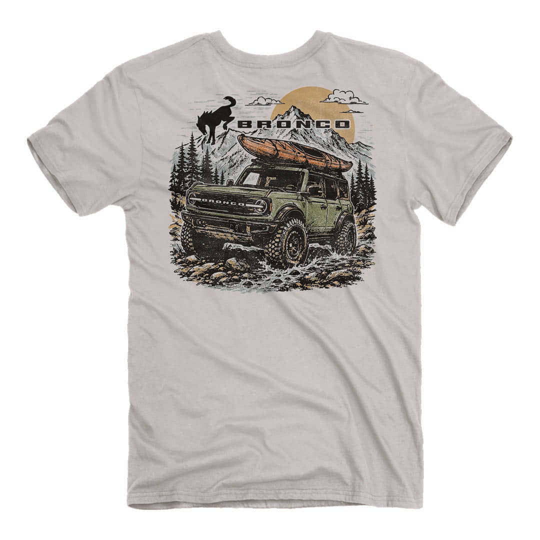 Back of the Ford Bronco - Off-Road Mountain T-Shirt