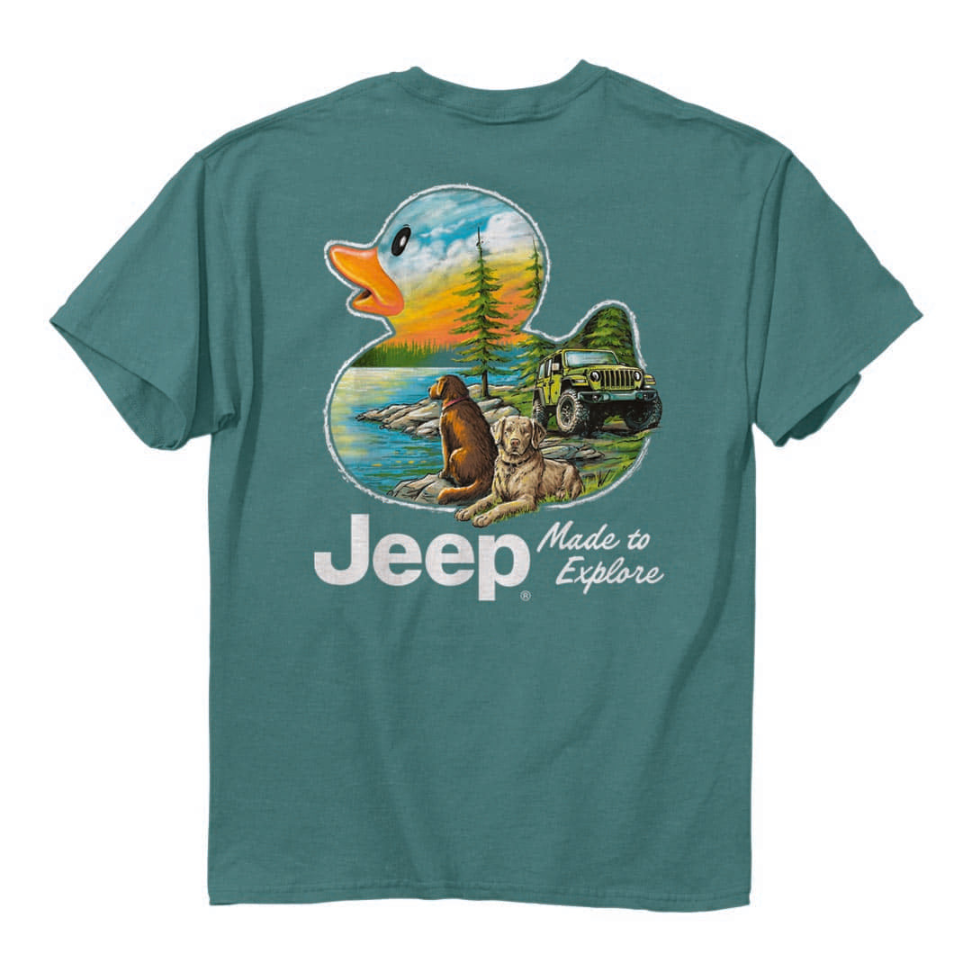 Back of the Jeep - Ducks and Dogs T-Shirt
