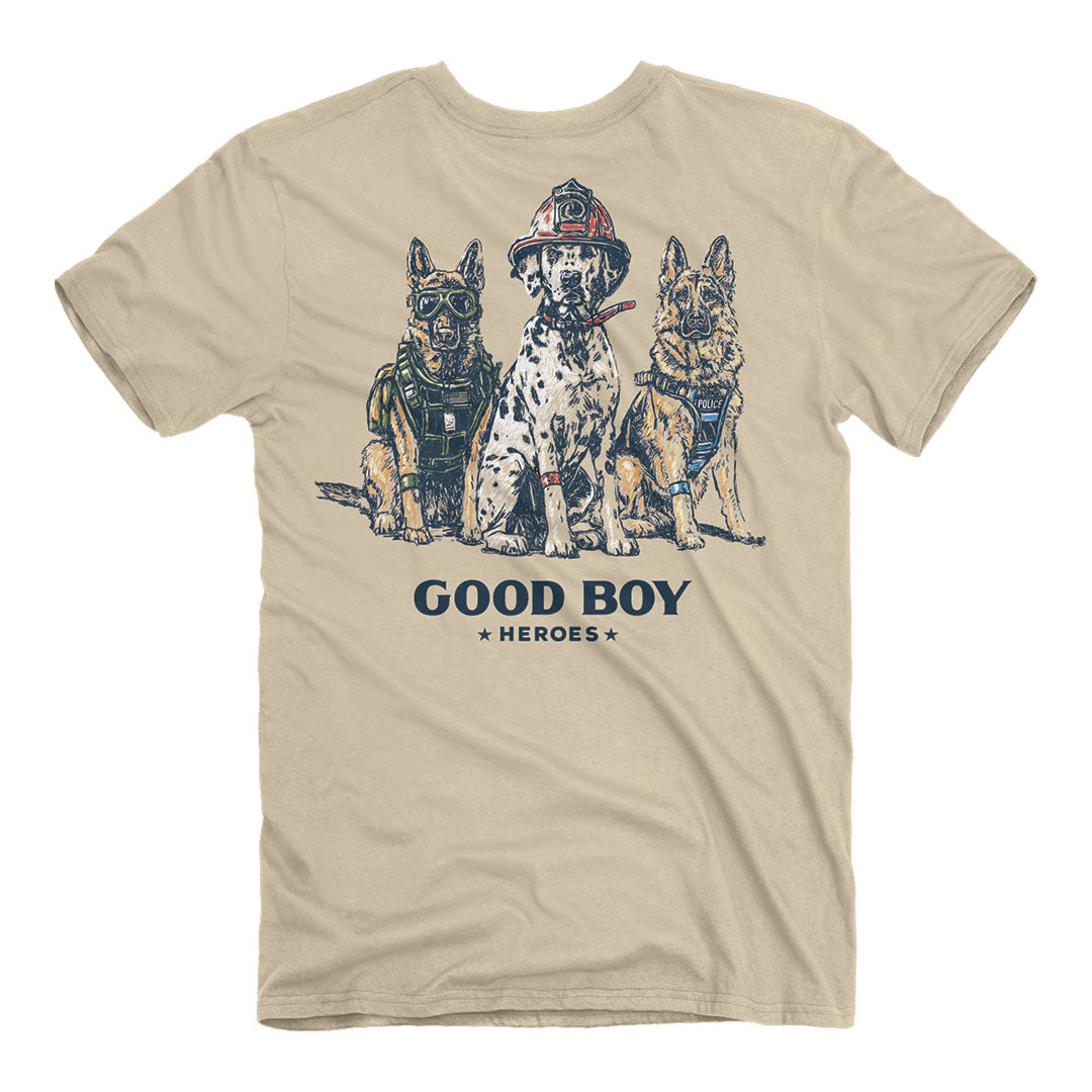 Back of the Good Boy - Heroes T-Shirt