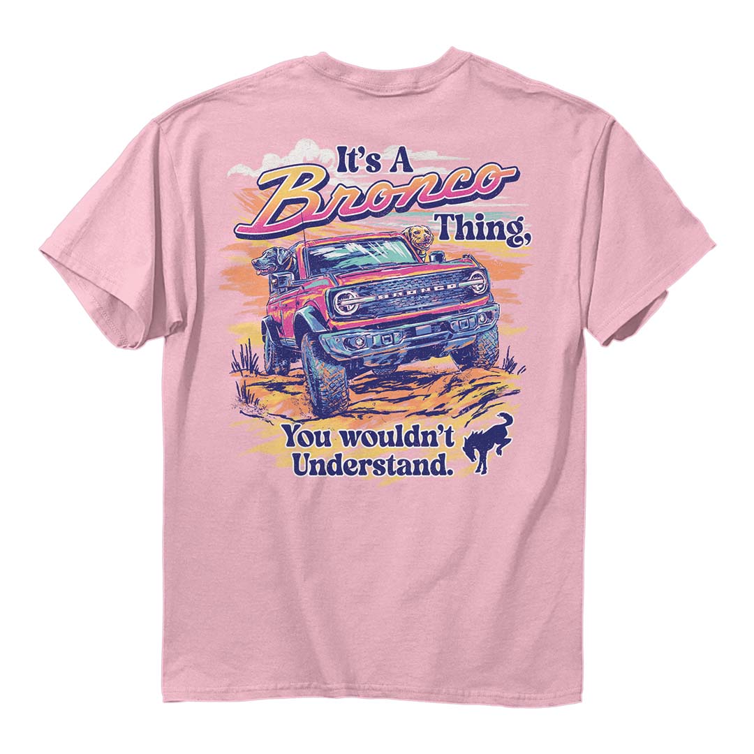Back of the Ford Bronco - Thing Dogs T-Shirt