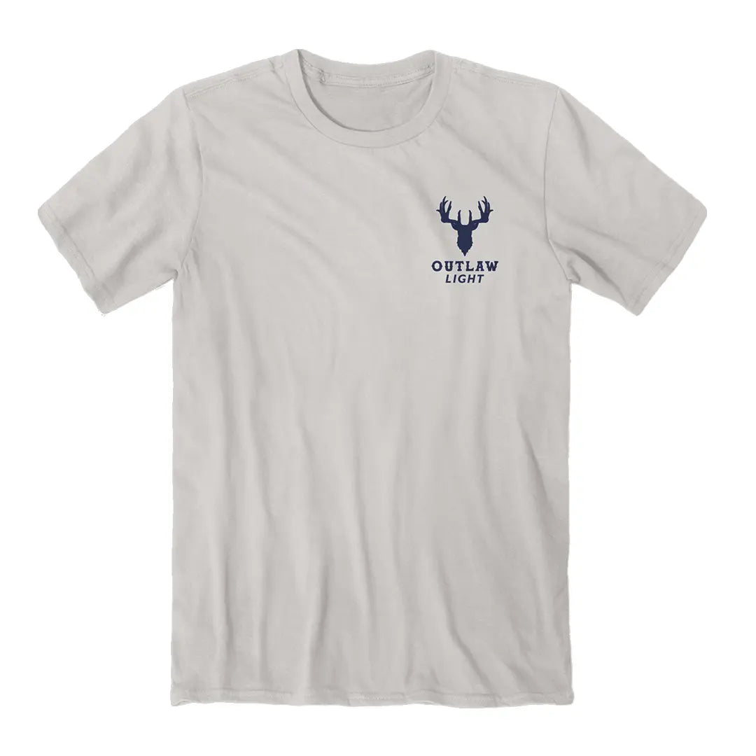 Front of the Outlaw Light - Mile Hi Deer T-Shirt