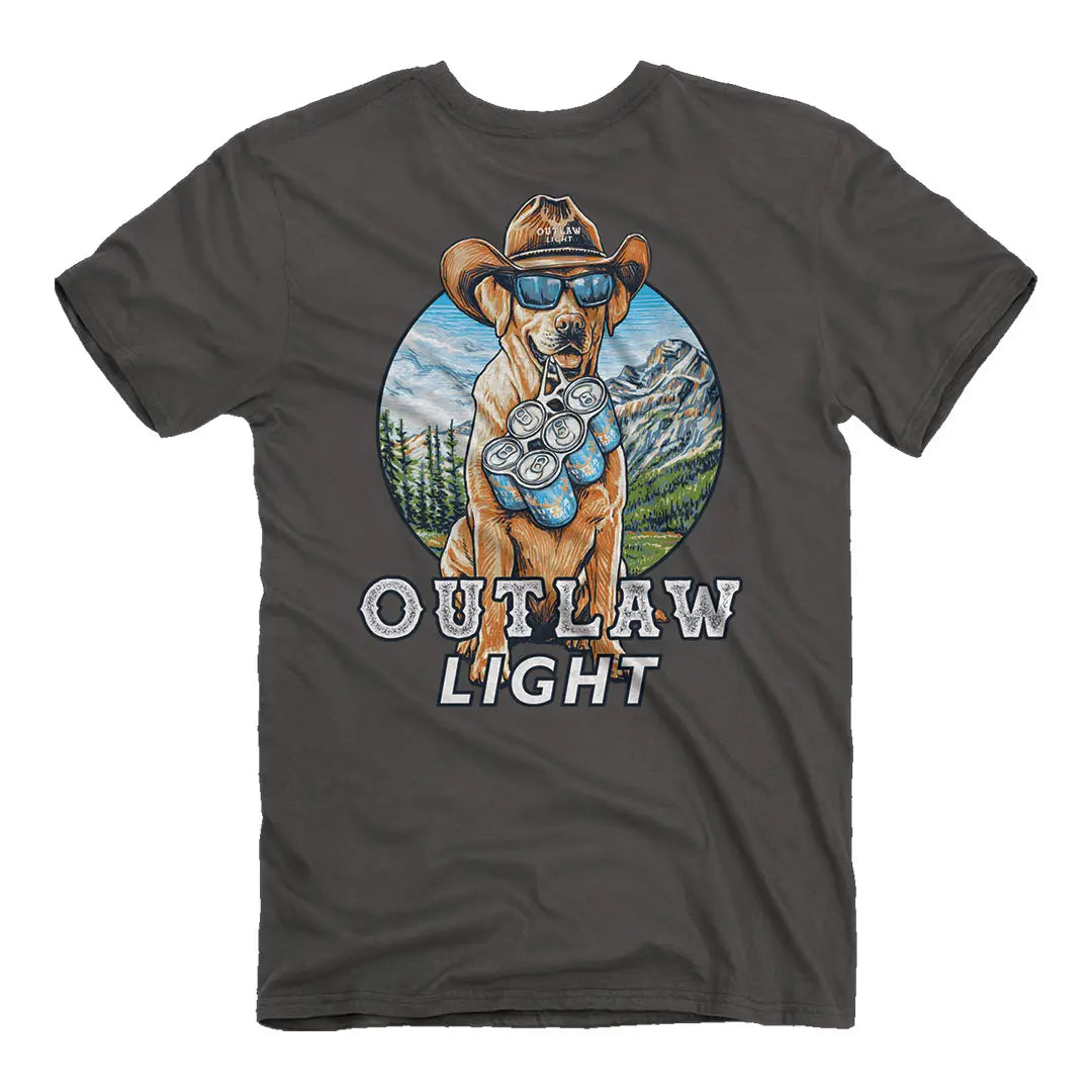 Back of the Outlaw Light - Beer Buddy T-Shirt
