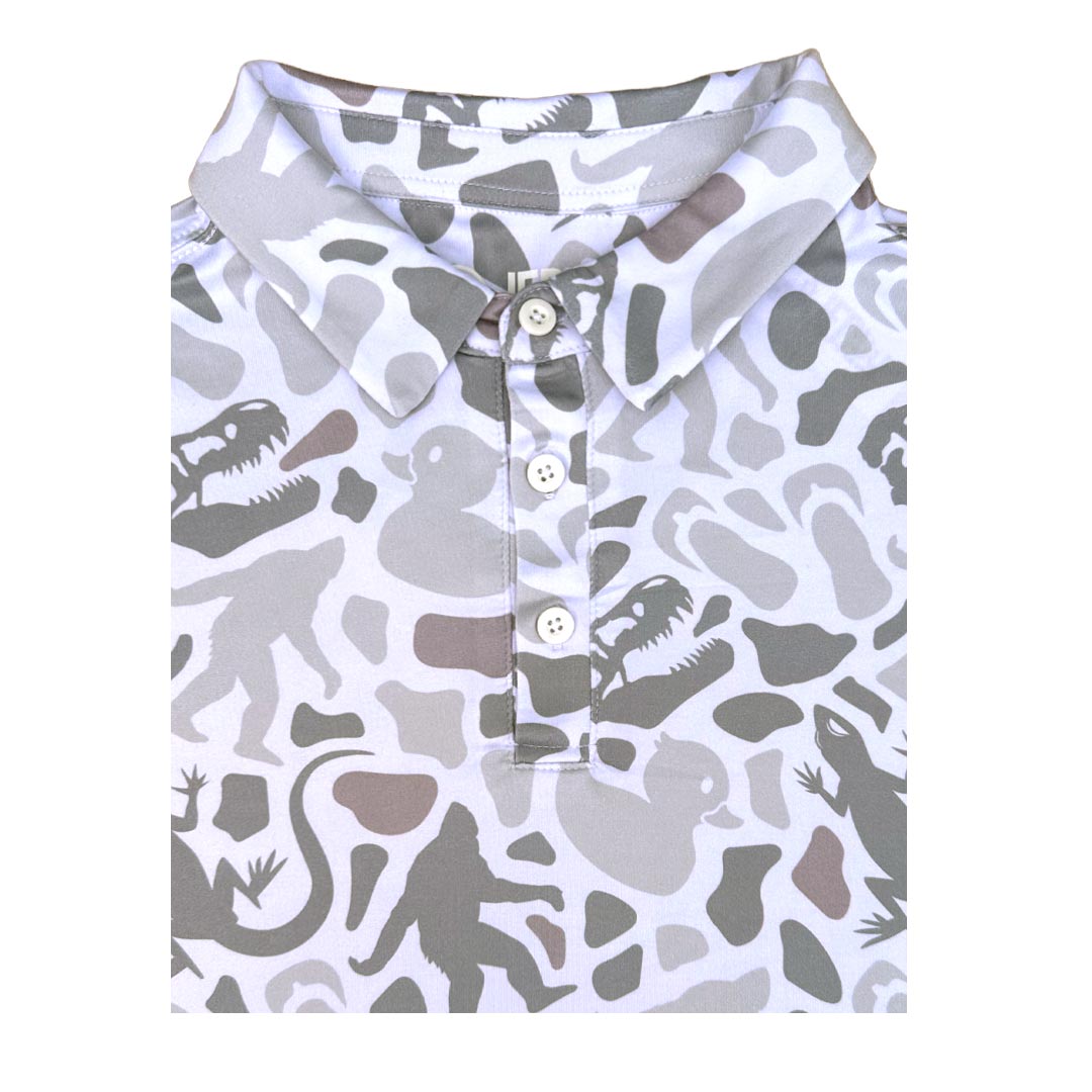 Jeep polo with custom easter egg repeat pattern 
