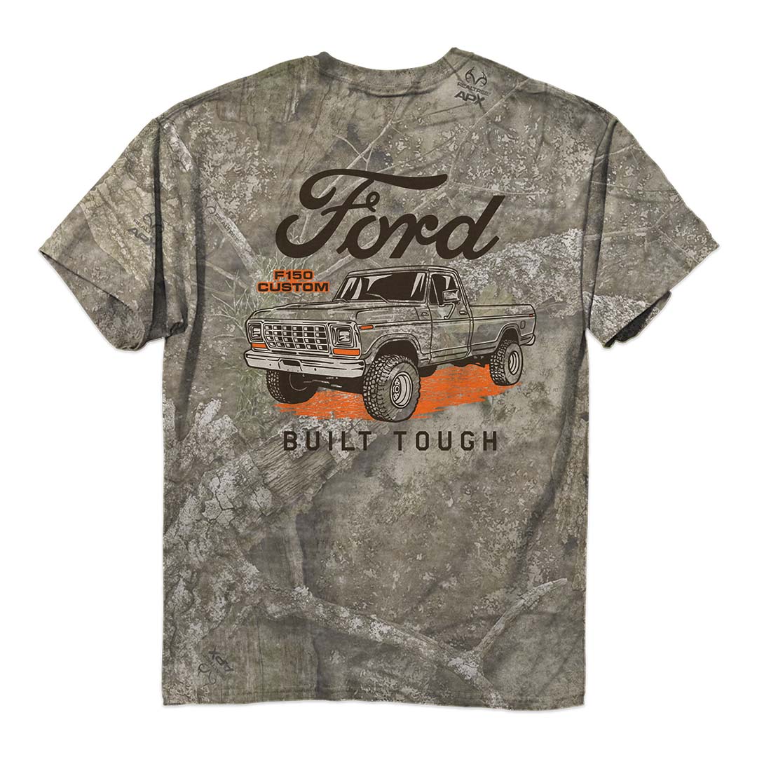 Back of the Ford -Camo Built Tough T-Shirt