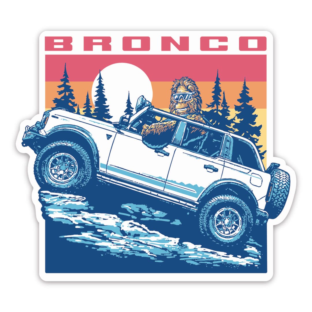 Bronco - Sasquatch Sticker