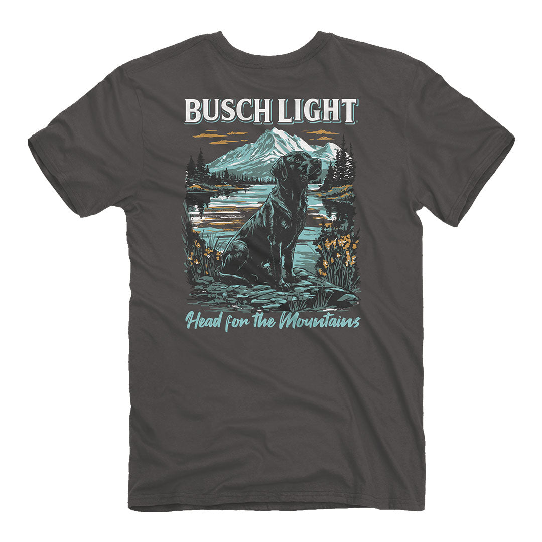 Back of the Busch Light - Mountain Lab T-Shirt