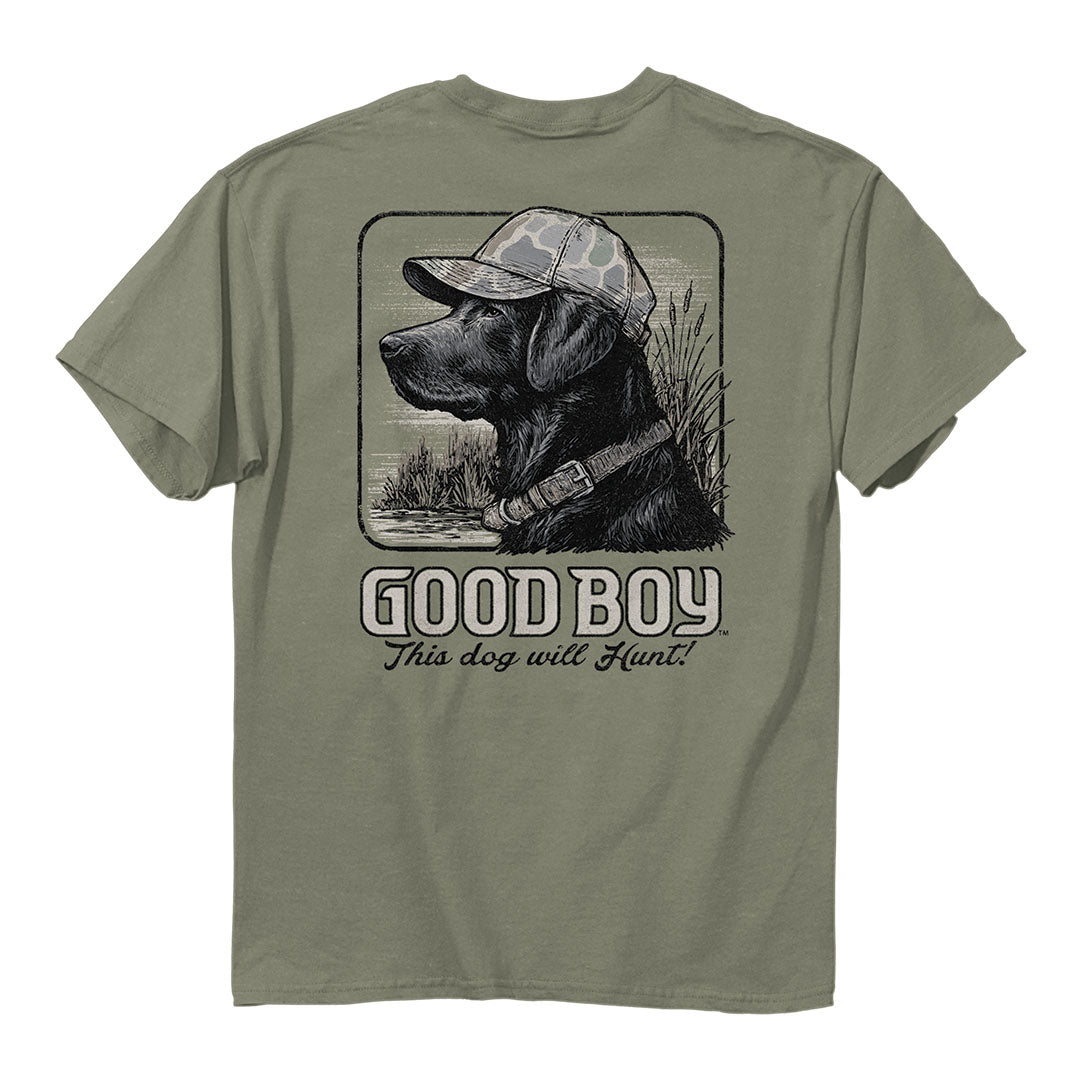 Back of the Good Boy - Dog Will Hunt T-Shirt