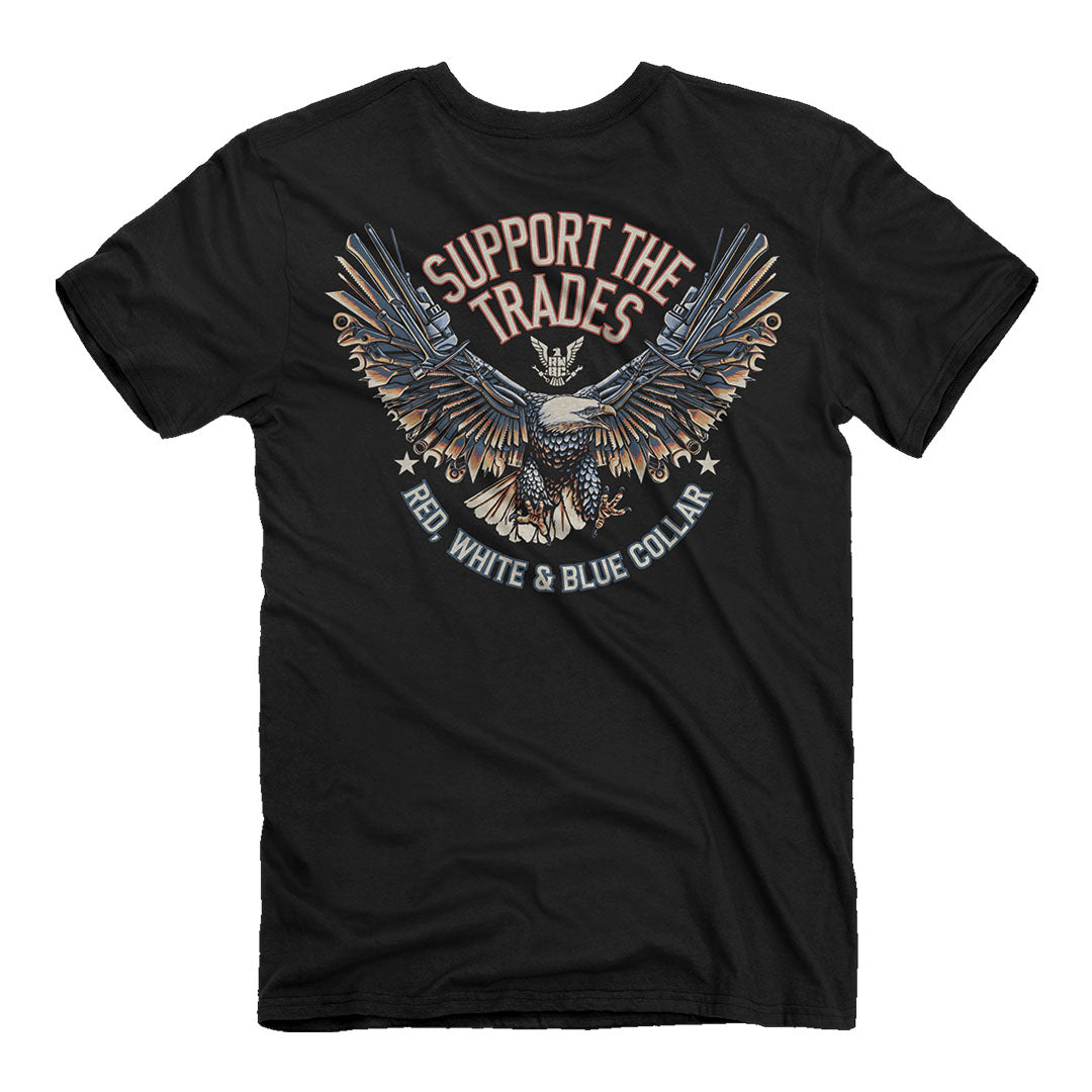 Back of the Support the Trades T-Shirt