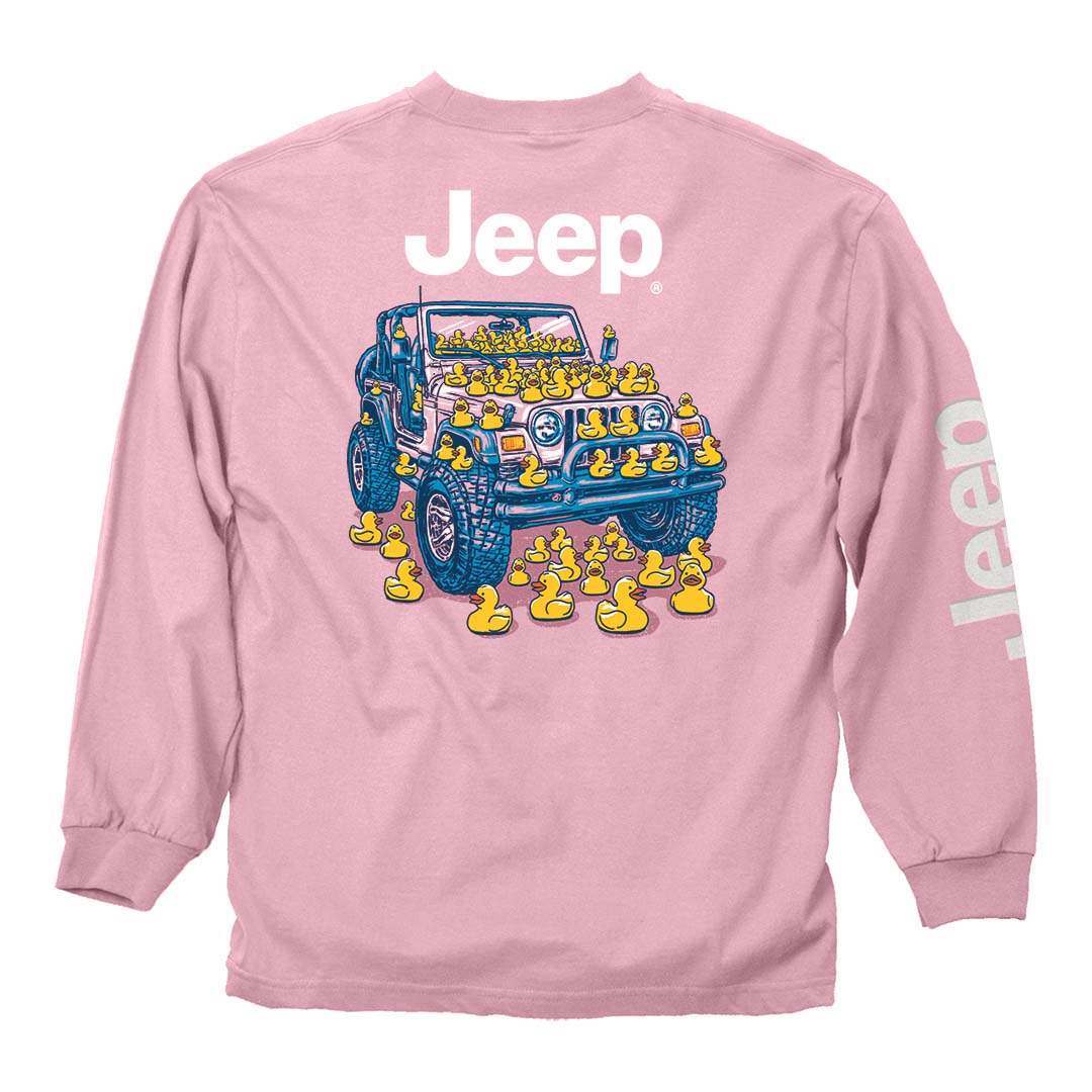 Back of the Jeep - Duck Overload Long Sleeve Shirt