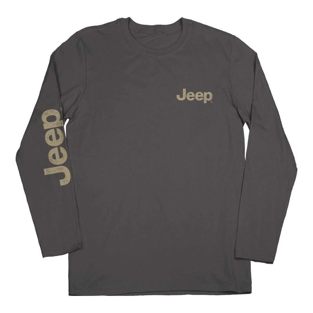 Front of the Jeep - Garage Long Sleeve Shirt