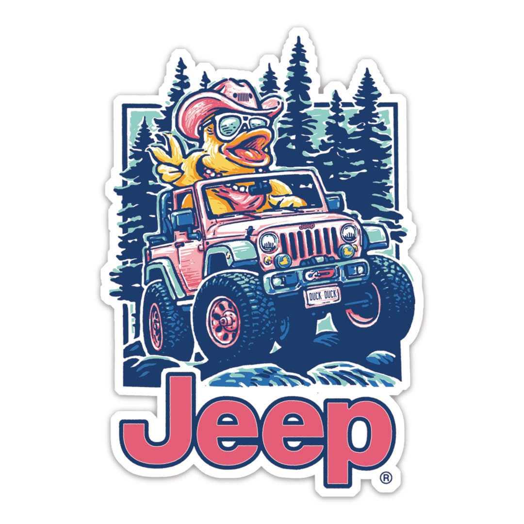 Jeep - Western Duck Sticker