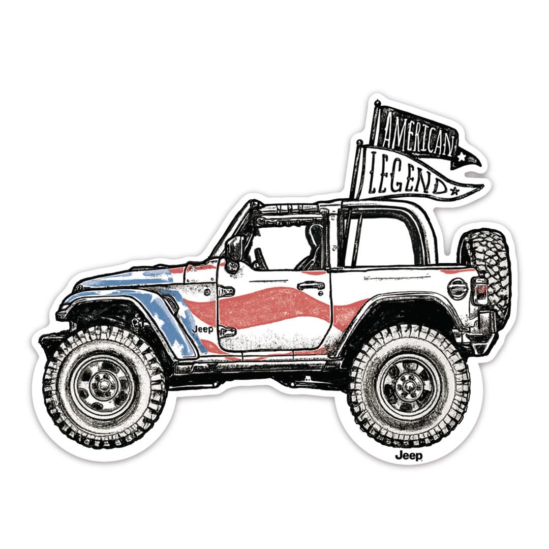 Jeep - USA Legend Sticker
