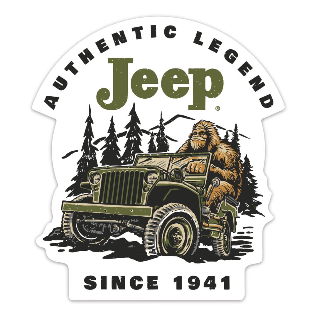 Jeep - Sasquatch Legend Sticker