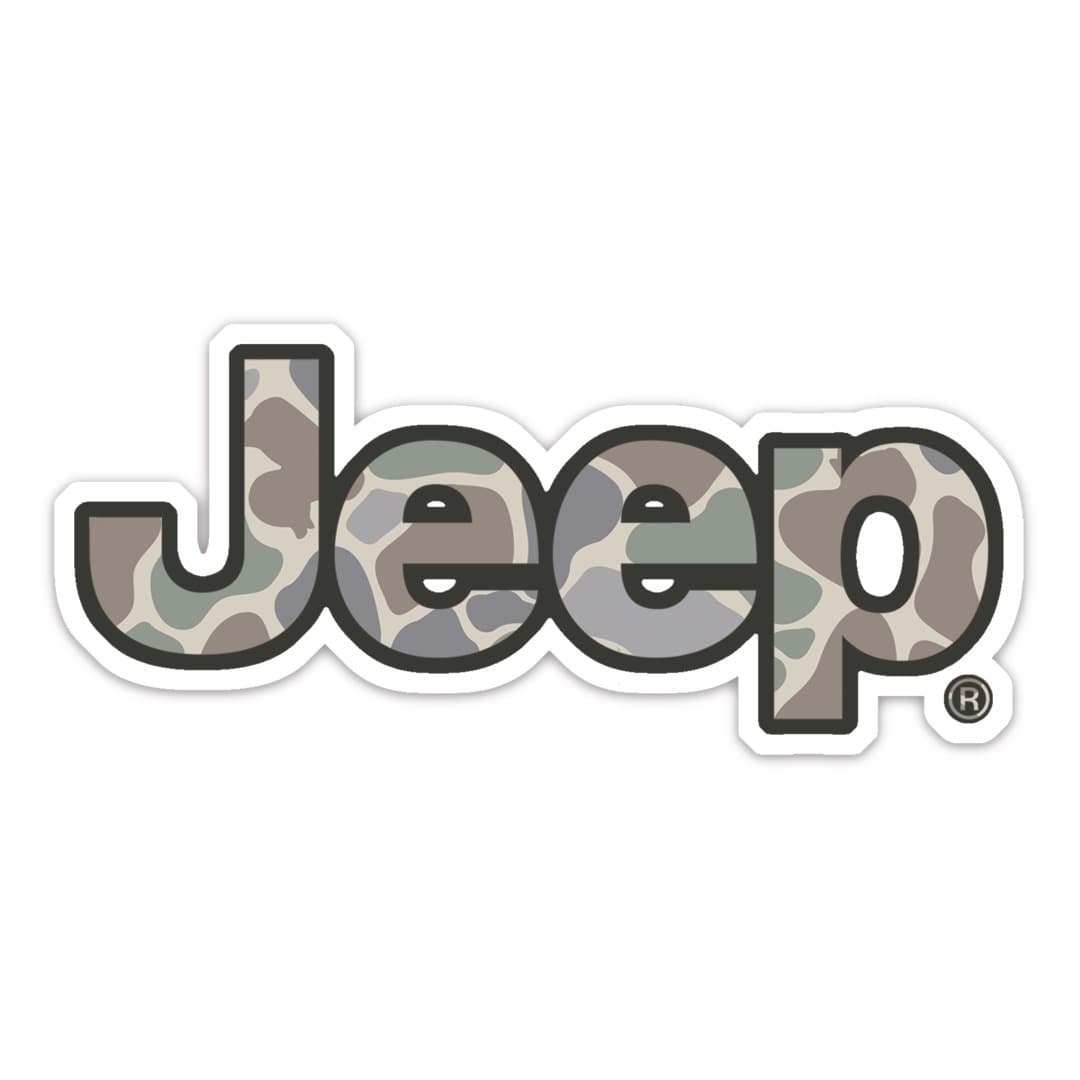 Jeep - Camo Sticker