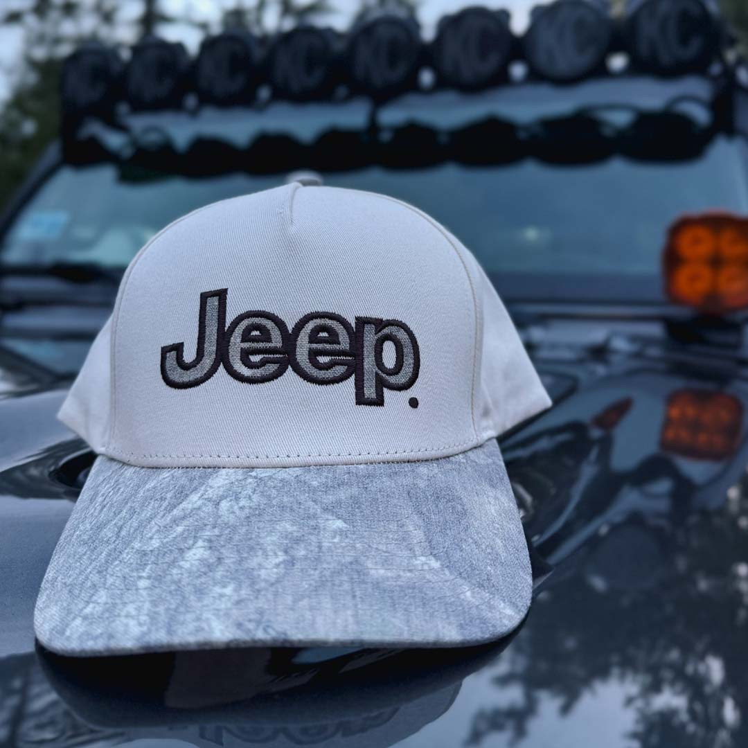 Jeep Camo Logo Hat Lifestyle Shot