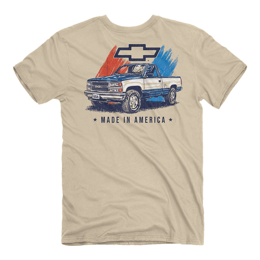 Back of the Chevrolet - American Made Truck T-Shirt