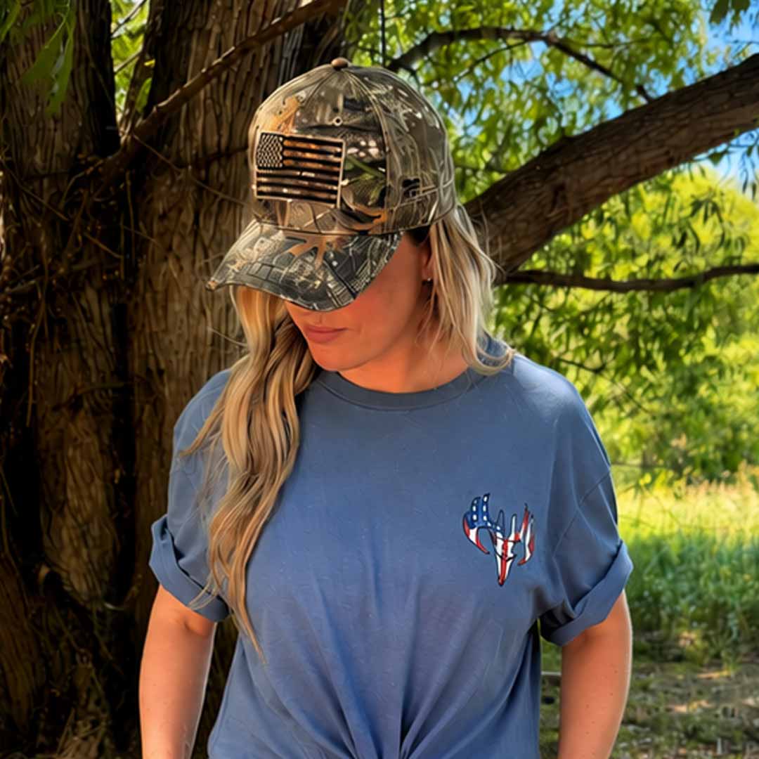 Woman wearing Buck Wear Smooth Operator Hat