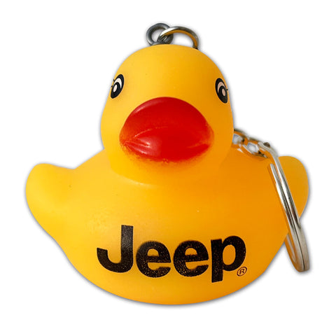 Duck Duck Jeep Silicone Keychain in Grey & Yellow – derbecca
