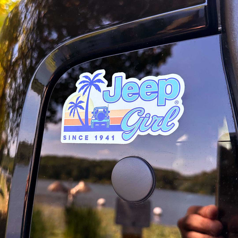 jedco-9301-Jeep-Girl-Surf-Sticker