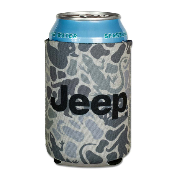 jeep camo can holder with easter eggs, fits 12 oz can