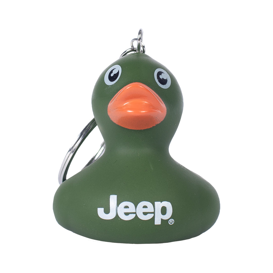 Sarge Green Jeep duck keychain
