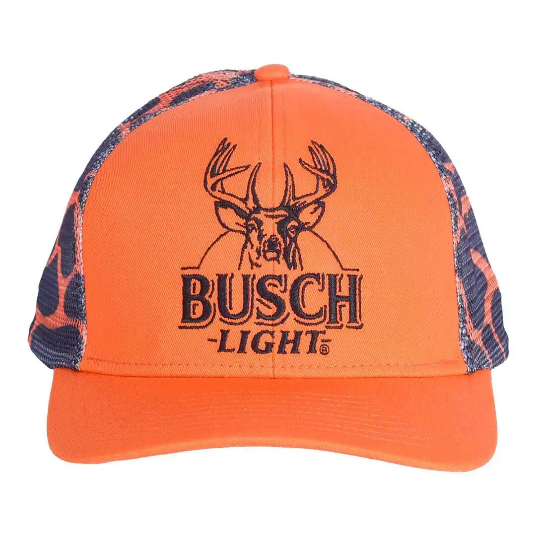 Front of the Busch Light - Camo Blaze Buck Hat