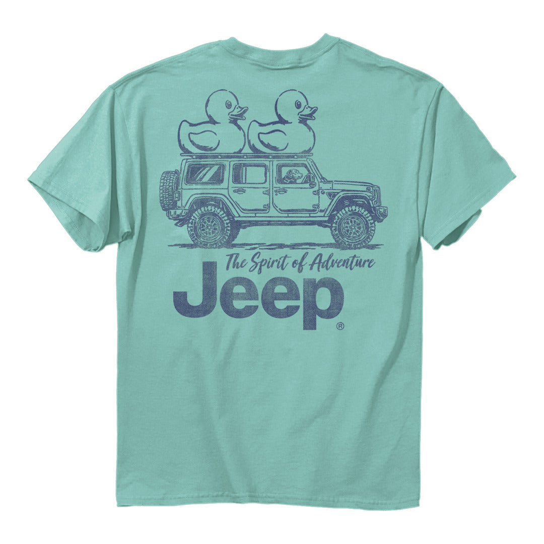 Back of Jeep Duck Adventure T-Shirt
