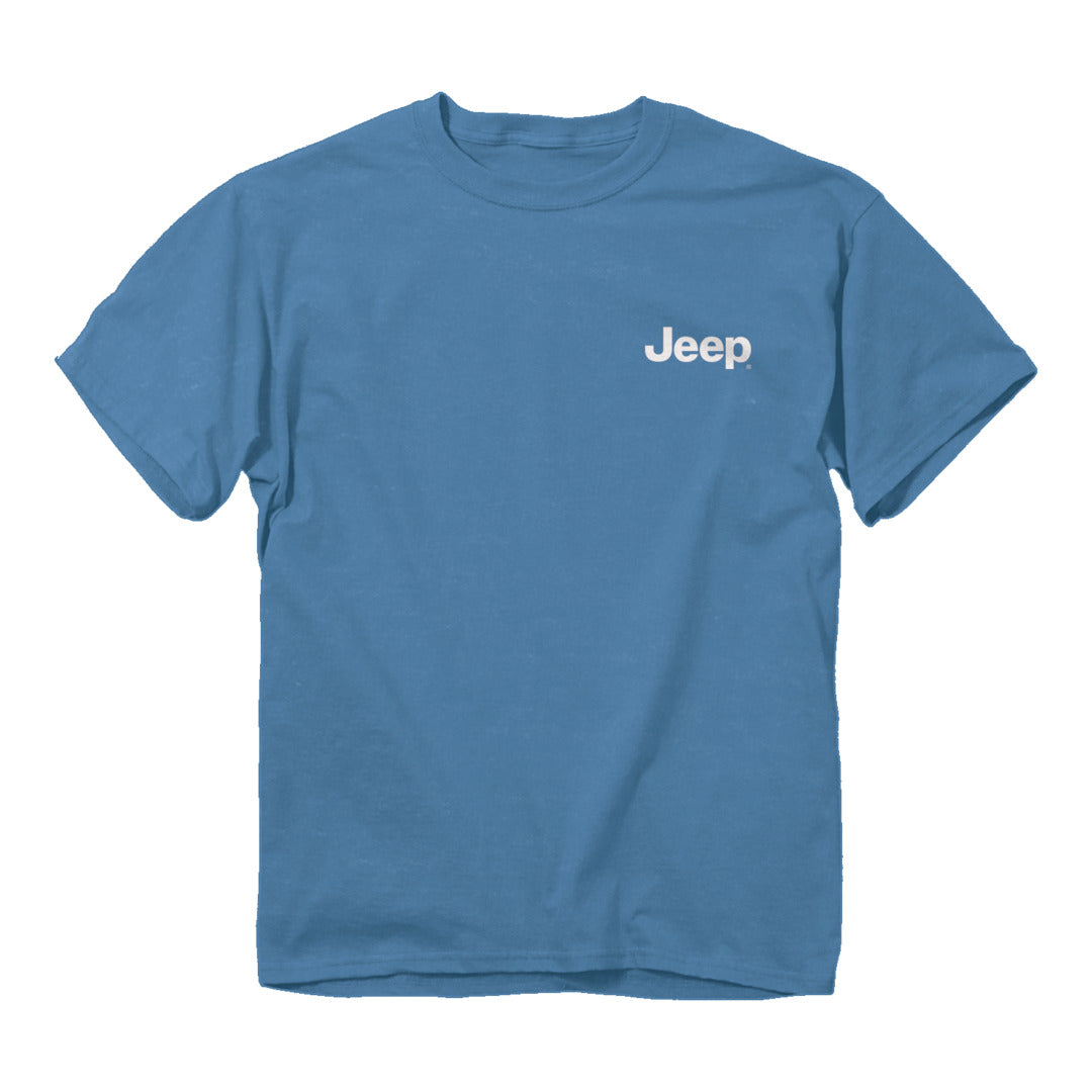 Front of Jeep Beach USA T-Shirt