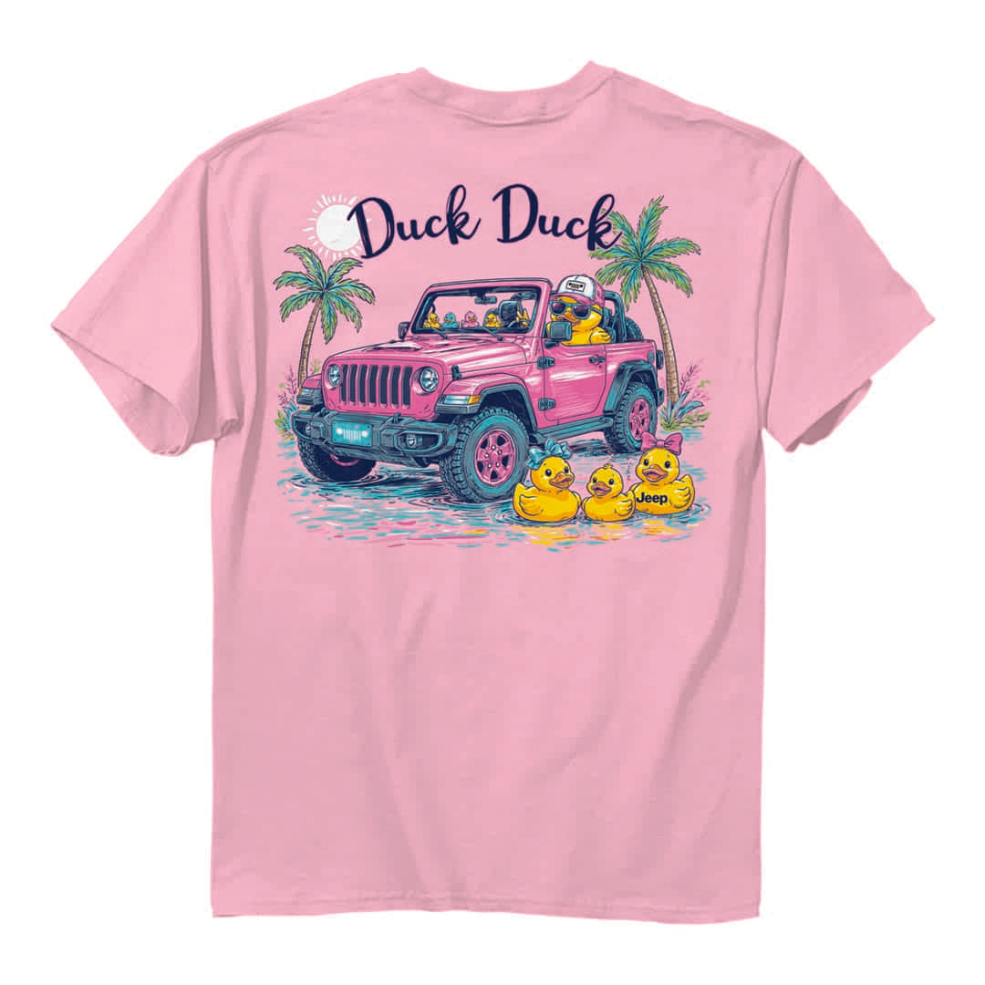 Back of the Jeep - Duck Duck Beach T-Shirt