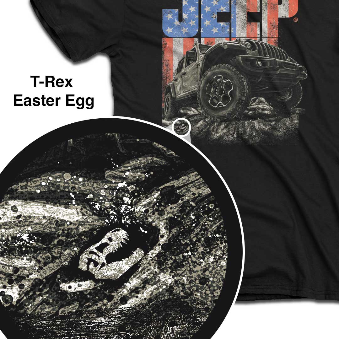 Jeep - USA Rocks T-Shirt
