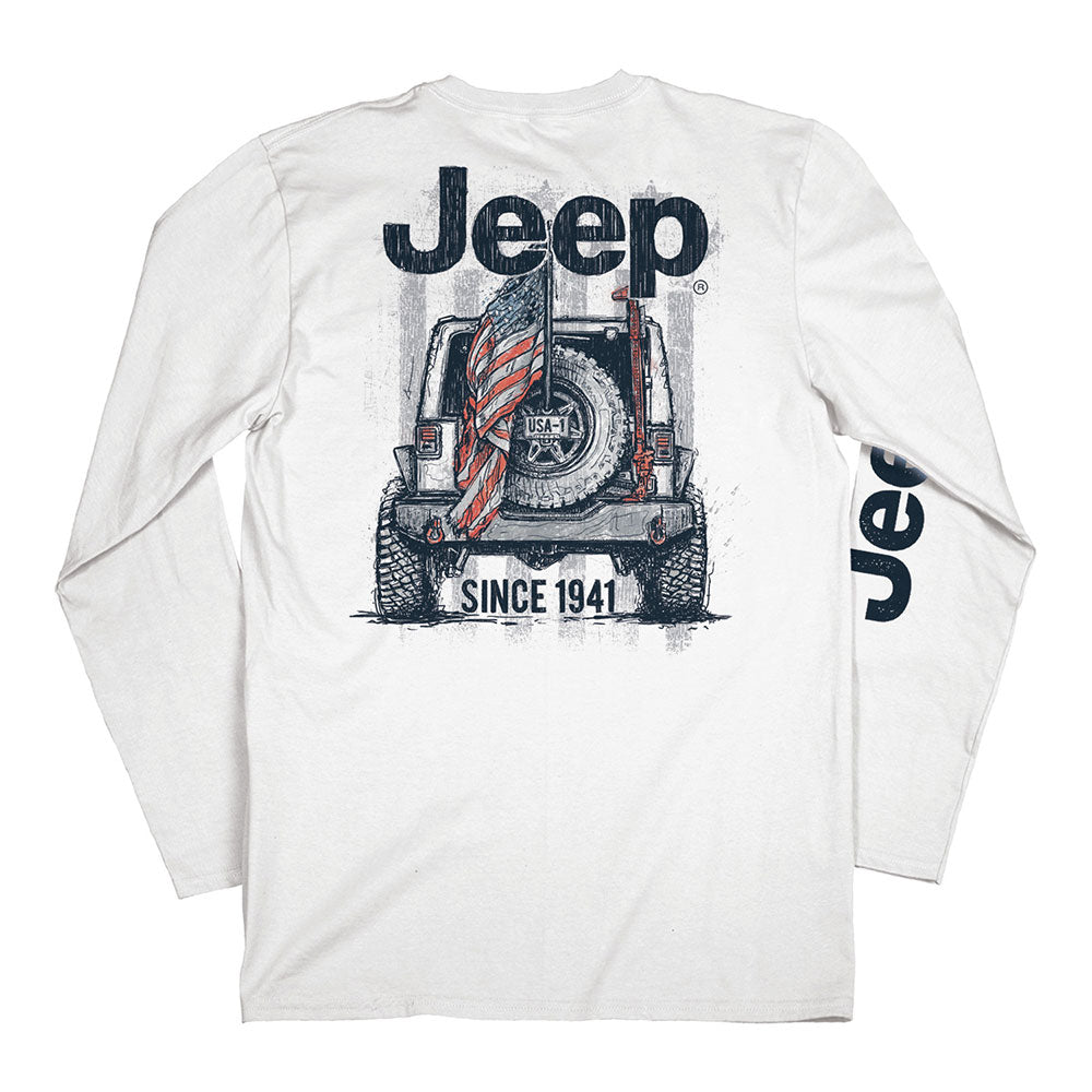 JEDCo Jeep USA 1 Long Sleeve Shirt