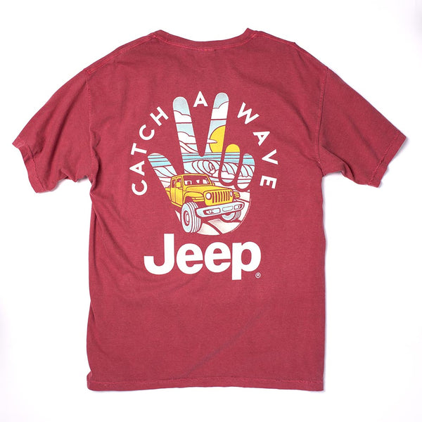 jeep catch a wave tshirt