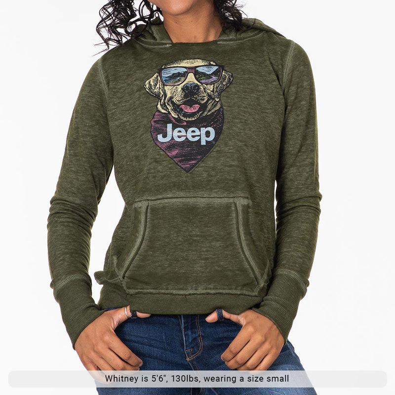Jeep - Shade Dog Womens Hoodie