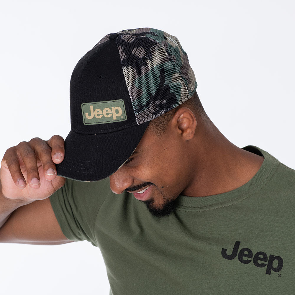Jeep Hat - Woodland Camo