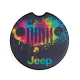Jeep-JEDCo-tie-dye-grille-car-coaster