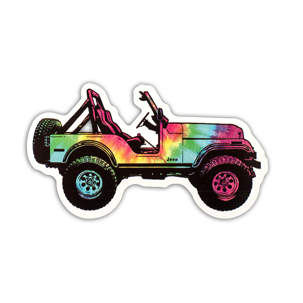 Jeep-Jedco-9204-Tie-Dye-CJ-Sticker-product