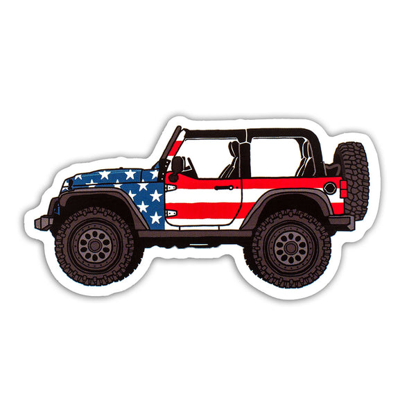 Jeep-Jedco-9213-USA-Flag-Sticker-product