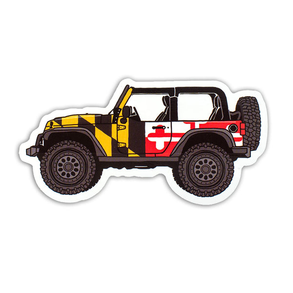 Jeep-Jedco-9214-MD-Flag-Sticker-product