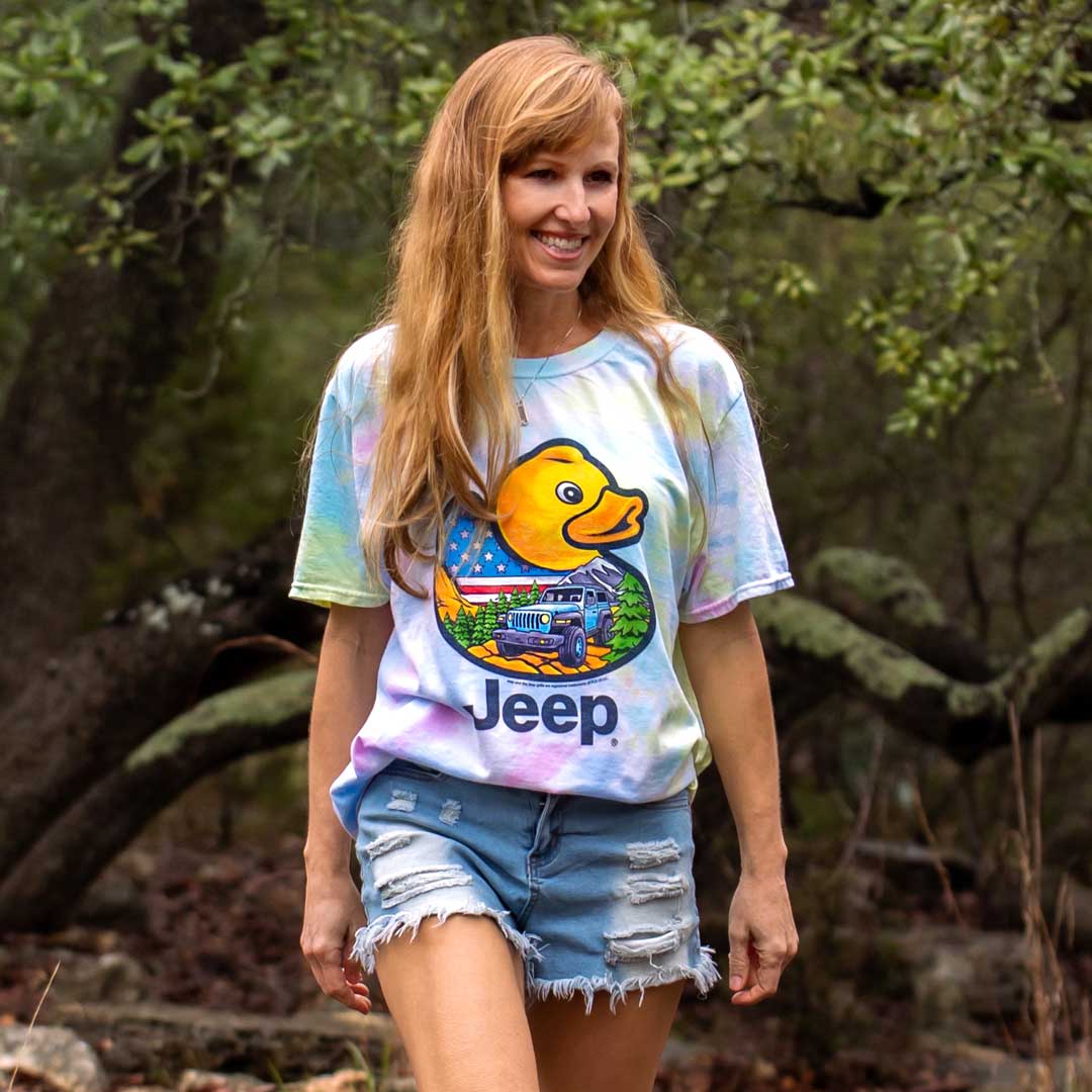 Jeep_3733_Adventure_Duck_Tie_Dye_t-shirt_front_woman_lifestyle
