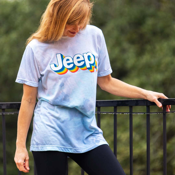 Jeep_3734_-Retro_Tie_Dye_t-shirt_front_woman_lifestyle