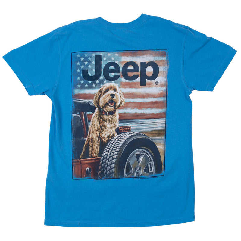 Jeep - Yankee Doodle T-Shirt - Royal Caribe