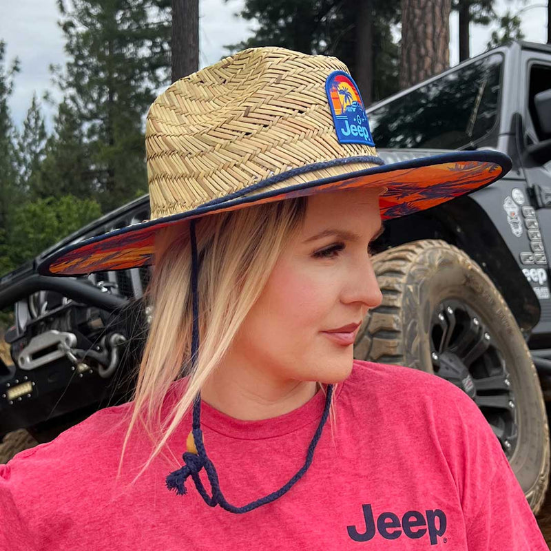 Jeep - Sunset Straw Lifeguard Hat – JEDCo