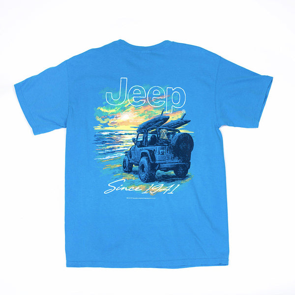 Jeep - Beach Scene T-Shirt