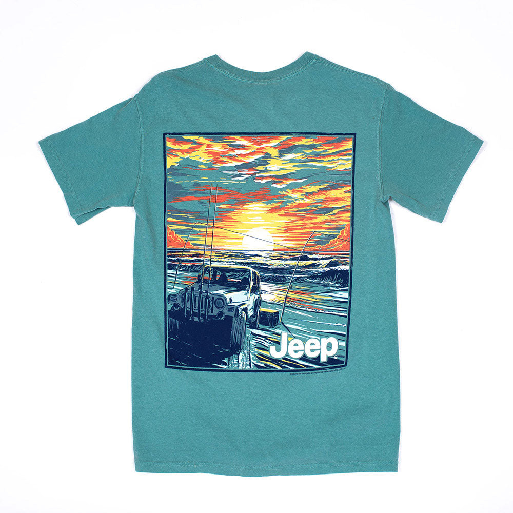 Jeep - Surf Fishing T-Shirt - Seafoam